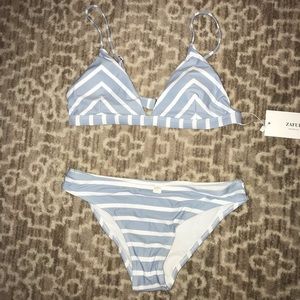 NWT. Women’s striped bikini.
